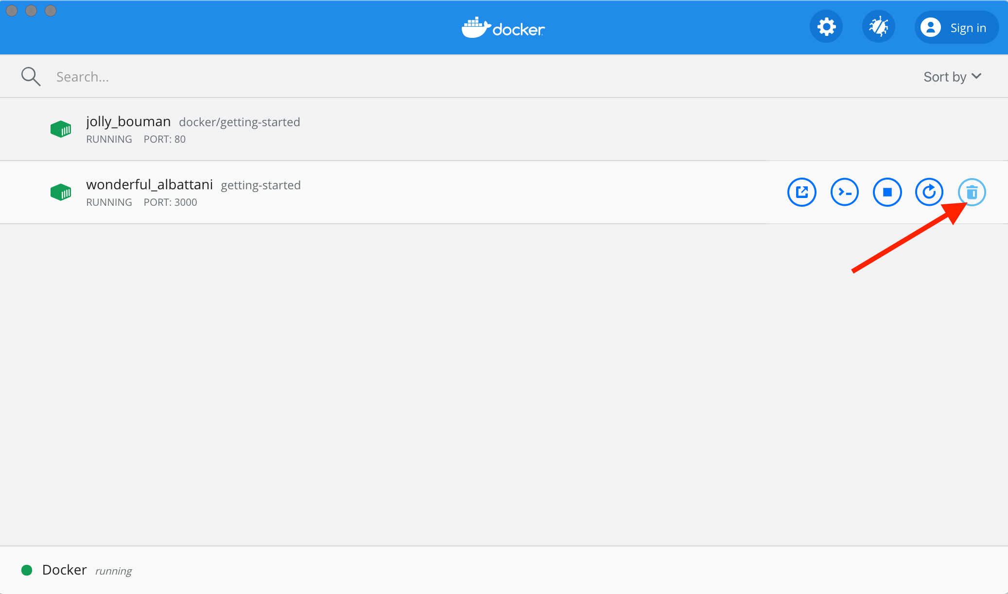 /eric/docker-getting-started/raw/commit/f503858992b2d02eb554fe12973713b922e2b0a3/docs/tutorial/updating-our-app/dashboard-removing-container.png
